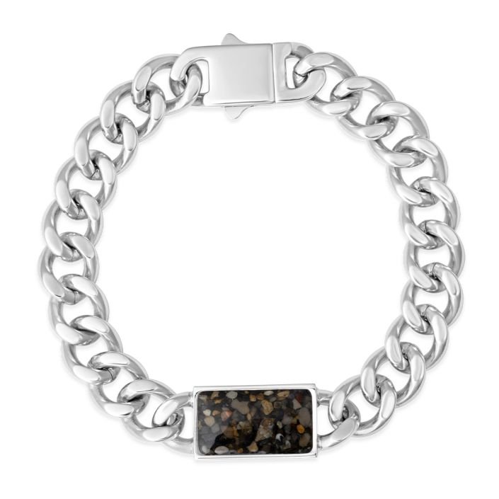 Flat Curb Chain Bracelet by Artful Bracelets