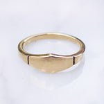 MINIMAL GEOMETRIC RING | BRASS